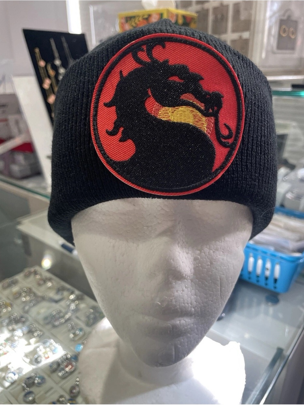Mortal Kombat Black Beanie Hat